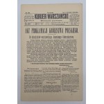 Pocztówka z przedrukiem odezwy AKT PROKLAMACJI KRÓLESTWA POLSKIEGO [KURJER WARSZAWSKI 1916]