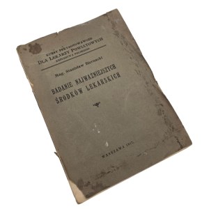 BIERNACKI Stanislaw - Study of the most important medical measures 1917 [Preparatory courses for district doctors of the Kingdom of Poland].
