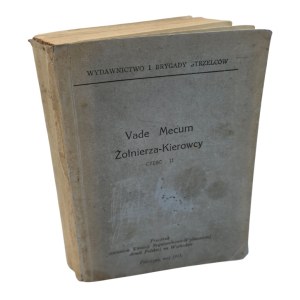 SZYNDLER, WĄSOWICZ - Vade Mecum Żołnierza - Kierowcy część II z atlasem rysunków. PALESTYNA 1943