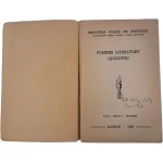 POMNIKI literatury ojczystej tom II zeszyt 3 Krasiński Biblioteka Polska na Emigracji 1942