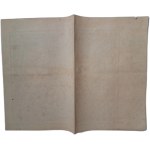 Tactical map of Poland lane 38 pole 27 RADZIEJÓW 35.5 x 46.5 cm 1934