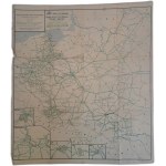 Map of the Polish railroad network, Main lines of communication of Europe 54 X 47.5 cm 1931
