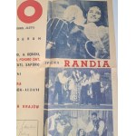 Poster DIGANSKI ZESPÓŁ PIEŚNI I TAÑCA TERNO 1967 [Gypsy Music Theatre Terno. Roma multi-member music and dance group].