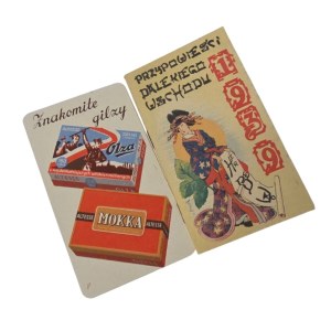KALENDÁŘ. Podobenství z Dálného východu. 1939 s reklamní přílohou Altesse Glyzy a továrny.