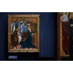 Nieznany, Adopcja obrazu Zwiastowanie Marii - obraz wotywny wrocławskiego cechu malarzy, 1500