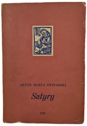 SWINARSKI Arthur Marya - SATIRES illustrated by Daniel Mróz, Issue 1 of 1955.