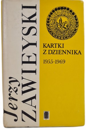 ZAWIEYSKI Jerzy - KARTKI Z DZIENNIKA 1955-1969, wyd.1983 [photographs].