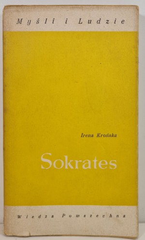 KROÑSKA Irena - SOCRATES series of Thoughts and People, 1967 EDITION