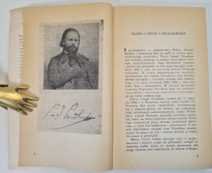 DZIZYÑSKI Jan - PROUDHON series of Thoughts and People, 1st Edition, 1975