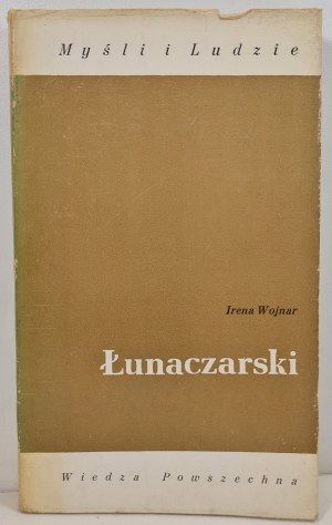 WOJNAR Irena - ŁUNACZARSKI series of Thoughts and People, Issue 1 of 1980