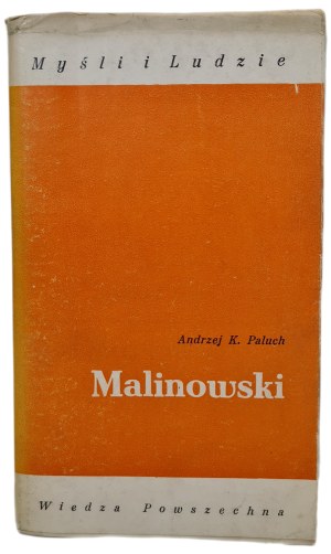 PALUCH Andrzej - MALINOWSKI series of Thoughts and People, ed.1983