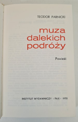 PARNICKI THEODORE - THE MUSEUM OF DALEKS A Novel, Issue 1 of 1970.