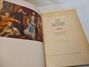 SERAFIÑSKA Stanisława - JAN MATEJKO. Family memoirs.Wyd.1955
