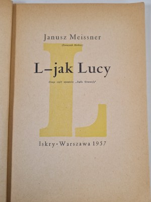 Meissner Janusz - L AS LUCY, ed.1957
