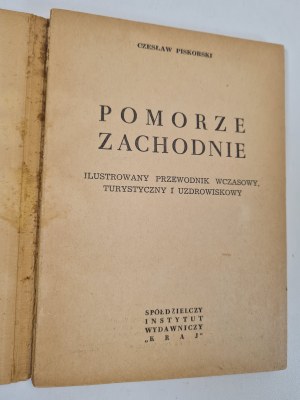 PISKORSKI Czesław - POMORZE ZACHODNIE Biblioteka Turystyczna tom X, wyd.1951