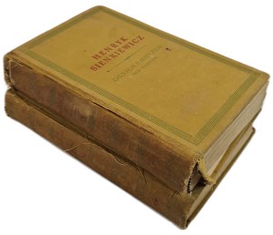 SIENKIEWICZ HENRYK - OGNIEM I MIECZEM TOM I-II z Wybór Pism wydania in 20 volumes with an introduction by Leon Kruczkowski illustrations by Jan Marcin Szancer, wyd.1955