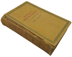 SIENKIEWICZ HENRYK - QUO VADIS A Novel with a Selection of Writings published in 20 volumes with an introduction by Leon Kruczkowski illustrations by Irena Kuczborska, publ.1955