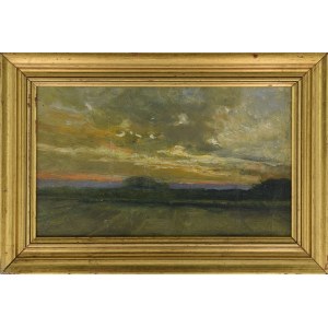 Wacław CHODKOWSKI (1878-1953), Landscape at sunset, 1920