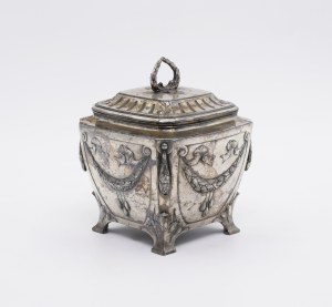 NORBLIN BUCH WERNER, Sugar Bowl with Lid in Empire Manner
