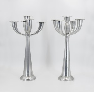 A pair of candlesticks