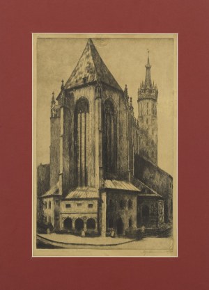 Artist unspecified, Church of the Blessed Virgin Mary in Krakow, 1935