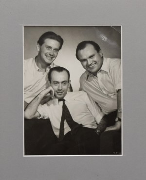 Jerzy Benedykt DORYS (1901-1990), Composers Kazimierz Serocki, Tadeusz Baird and Jan Krenz from Group 49, 1952