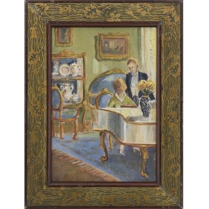 Jerzy KRAWCZYK (1921-1969), W salonie, 1946