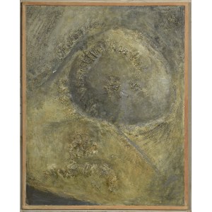 Artysta nierozpoznany, XX w., Kompozycja [fakturowa], lata 60.-70. XX w.