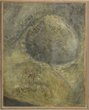 Artist unrecognized, 20th century, Composition [textural], 1960s-70s.
