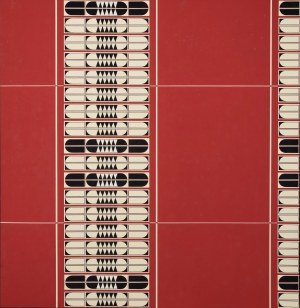 Gerhard LAETSCH (20th-20th century), Composition-design fabric ?
