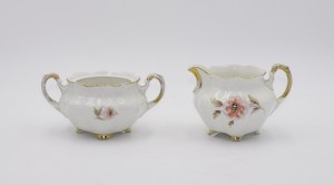 ĆMIELÓW, Creamer and sugar bowl