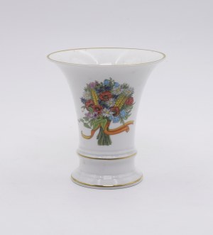 FÜRSTENBERG, Vase with a bunch of field flowers