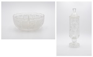 Crystal cup and bowl