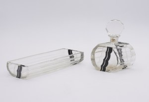 Perfume flacon and art déco cosmetics mold