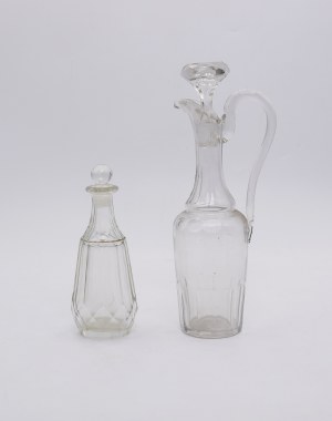 Set: carafe, vinegar flask