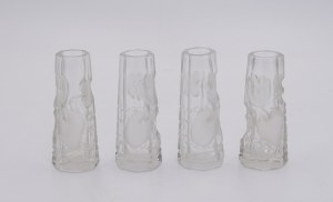 Set of 4 vases