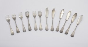 WELLNER SÖHNE, Fish cutlery for 6 persons