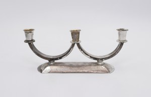 Three-candle candle holder