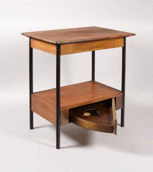 Auxiliary table with two drawers