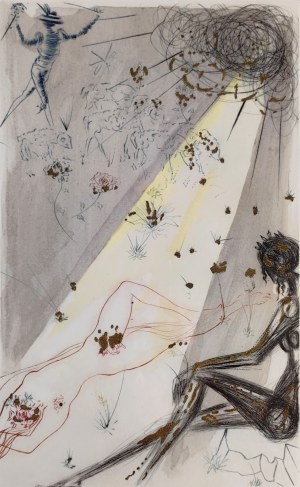 Salvador Dali (1904-1989), La Jeune Fille de Jérusalem, 1970s.