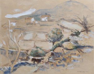 Michel Kikoine (1892-1968), Landscape, 1942