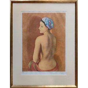 Mojżesz Kisling (1891-1953), Akt w turbanie, 1952