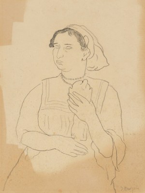 Simon Mondzain (1888-1979), Woman with a Necklace