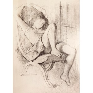 Balthus, Balthasar Kłossowski de Rola (1908-2001), Śpiąca dziewczyna, 1994