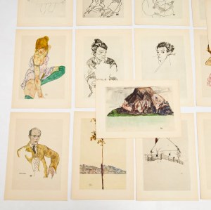 Egon Schiele (1890-1918), Portfolio (24 prints), 1951