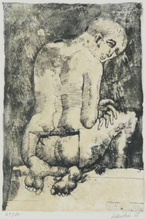Jan Lebenstein (1930-1999), Composition, 1966