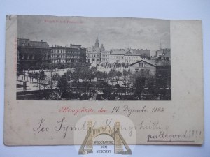 Chorzow, Konigshutte, Market Square, 1898