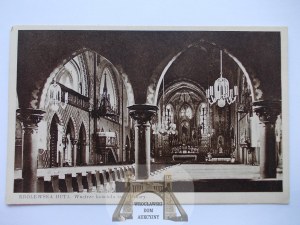 Chorzow, Krolewska Huta, St. Barbara's Church, ca. 1930.
