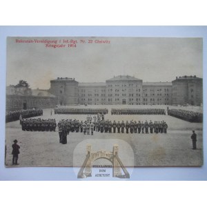 Gliwice, Gleiwitz, koszary, 1914