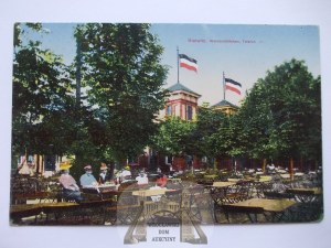 Gliwice, Gleiwitz, Waldschlosschen restaurant, 1917